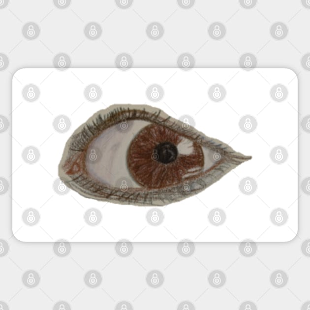 brown eye brown eye Sticker by elisewied